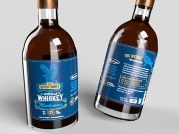Whiskey Label Design for Corporate Gift